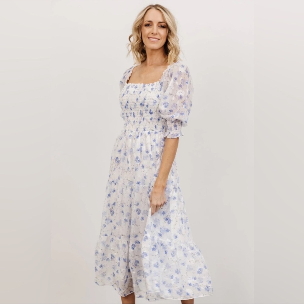 Baltic Born Floral Midi Dress - Picture 2 of 16